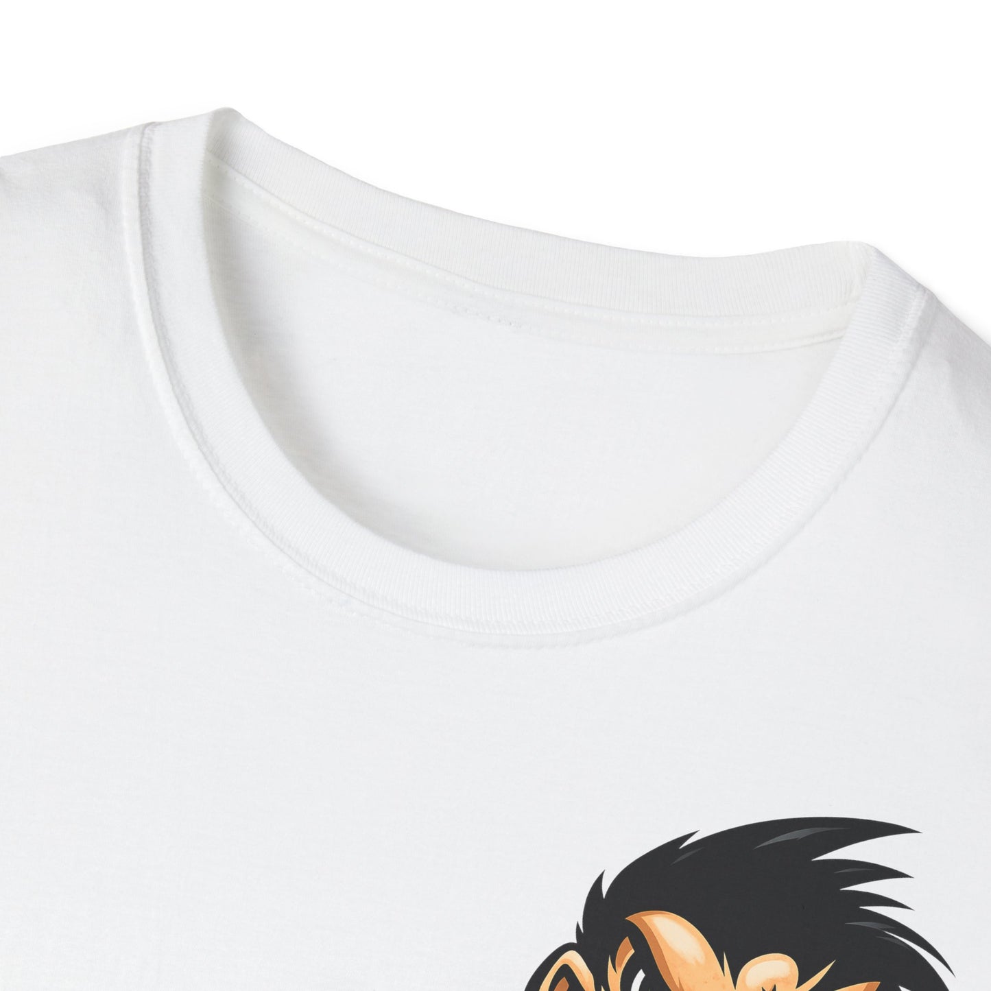 Angry Monkey Graphic T-Shirt — Small Chest/Back Mascot Logo